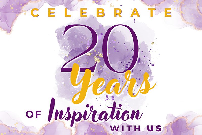 20 Year Celebration Banner