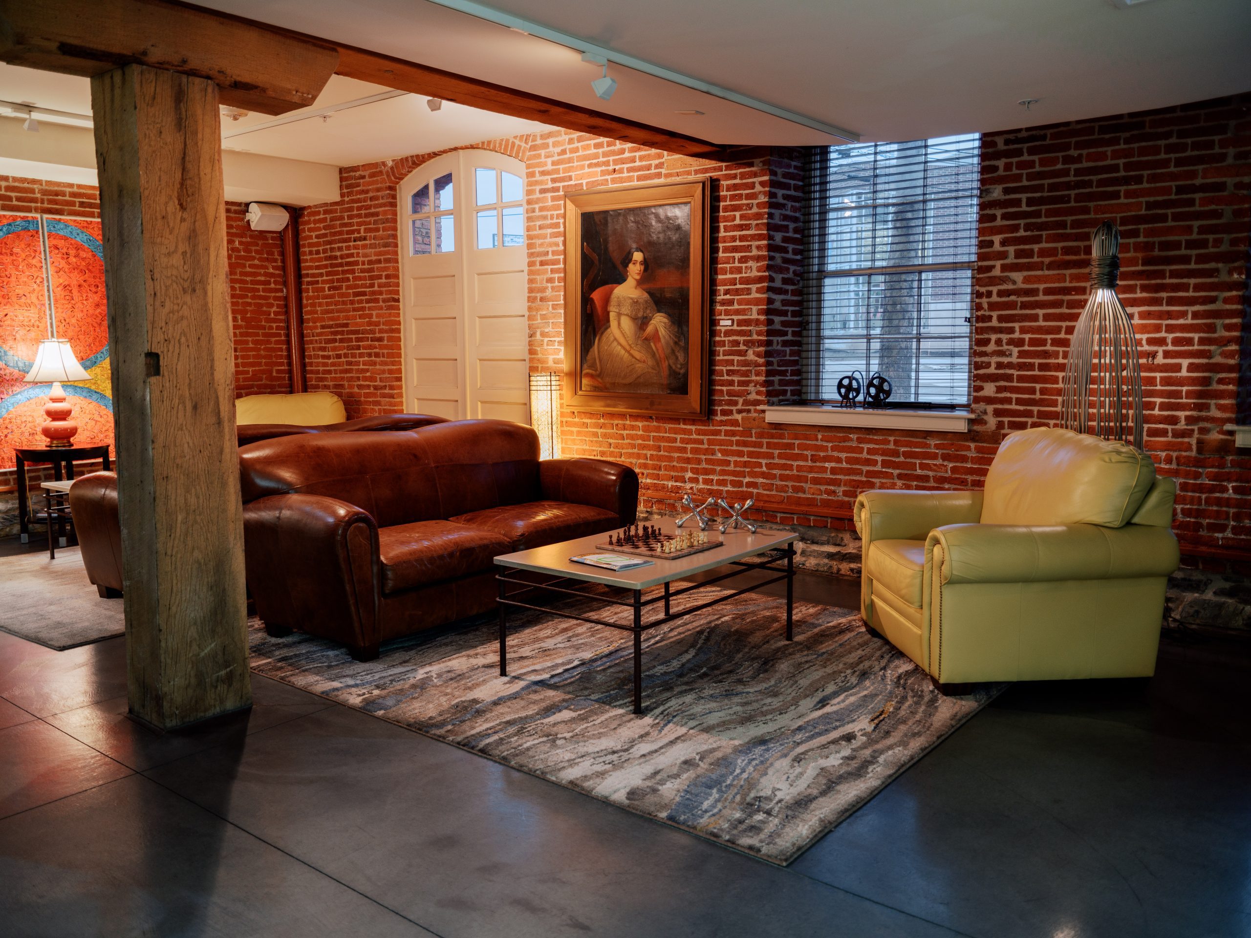 lancaster arts hotel lobby seating area